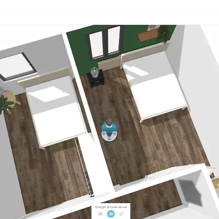 شقة # Le 2 # Tres Beau T3 1er Etage Confort, Neuf, Centre مُلووز