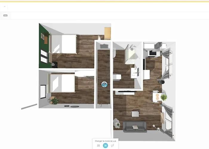 Appartement # Le 2 # Très Beau T3 1er étage Confort, Neuf, Centre *
